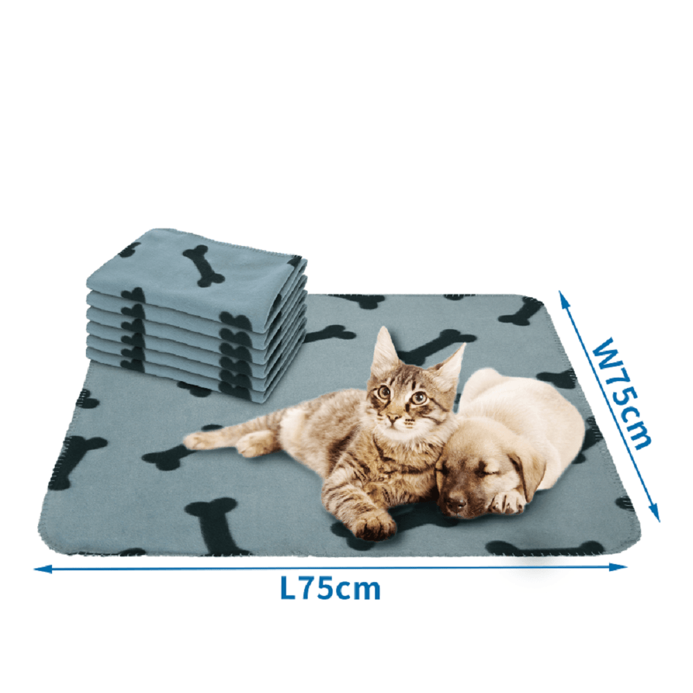 nobleza - Haustierdecke für Hunde und Katzen - Kuscheldecke für Tiere 75x75cm