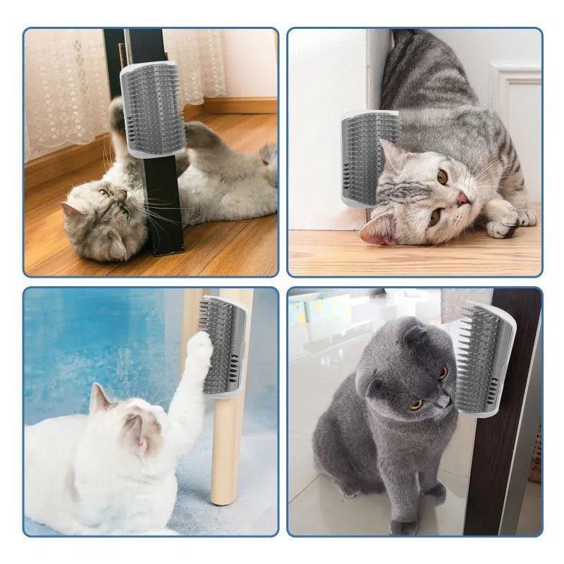 nobleza - Self Groomer - Massageecke für Katzen - 2er Pack