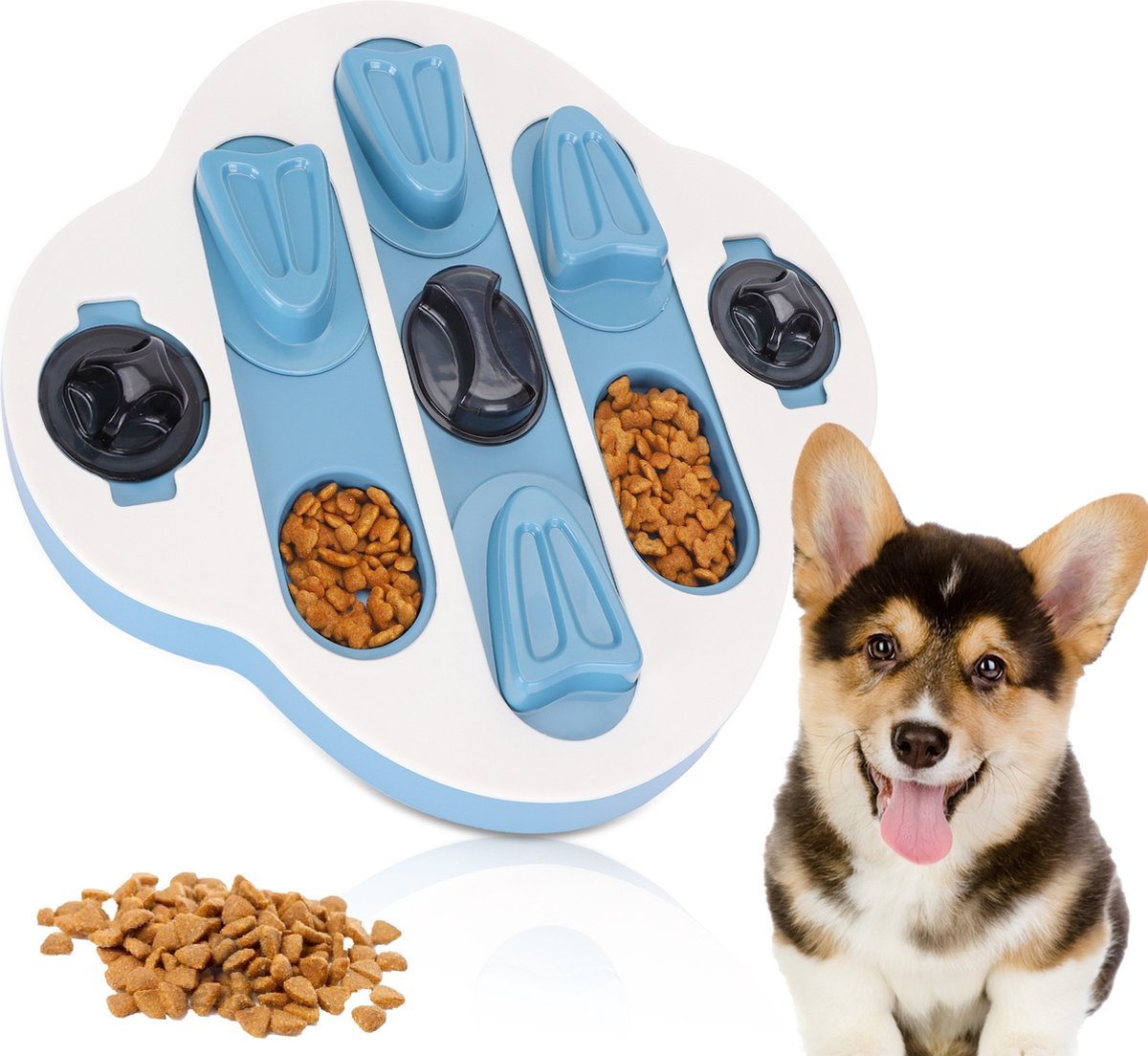 nobleza Intelligenzspielzeug für Hunde & Katzen Rutschfestes Puzzle Spielzeug