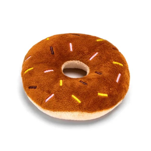 nobleza - Plüsch-Hundespielzeug Donut Kuscheliges Spielzeug für Hunde