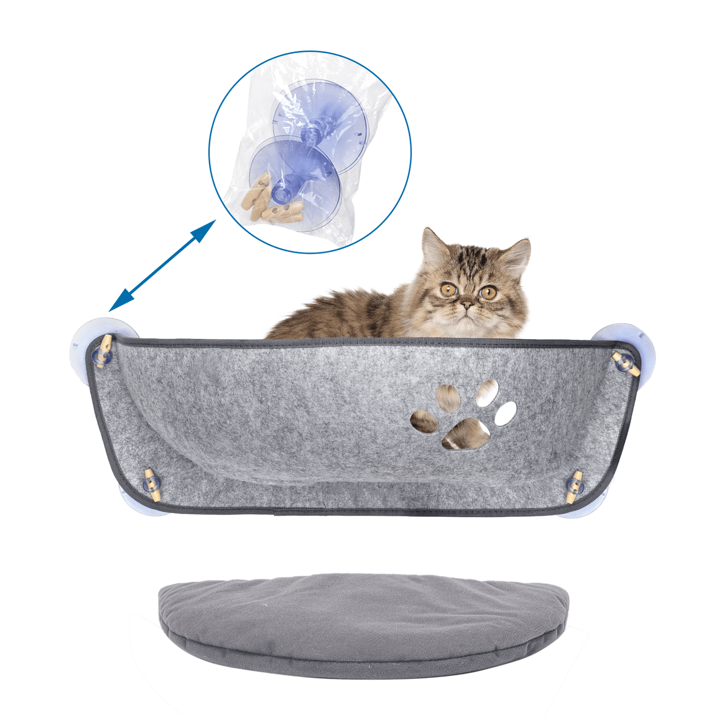nobleza - Katzen Fensterliege - Fensterplatz