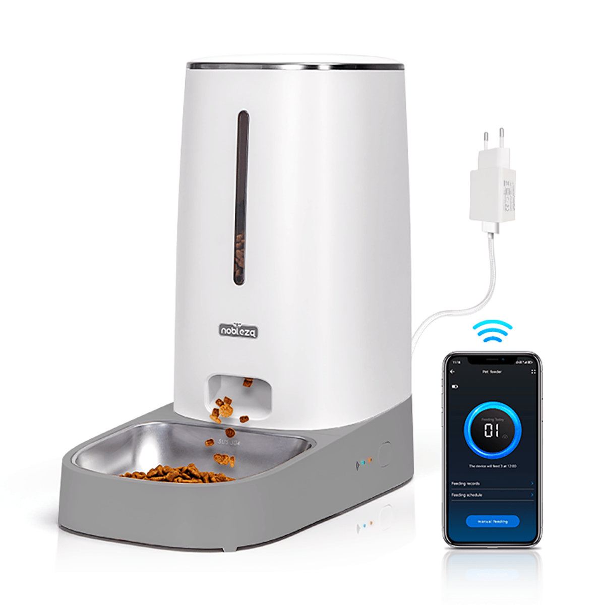 nobleza - Smarte Futterstation für Hunde & Katzen