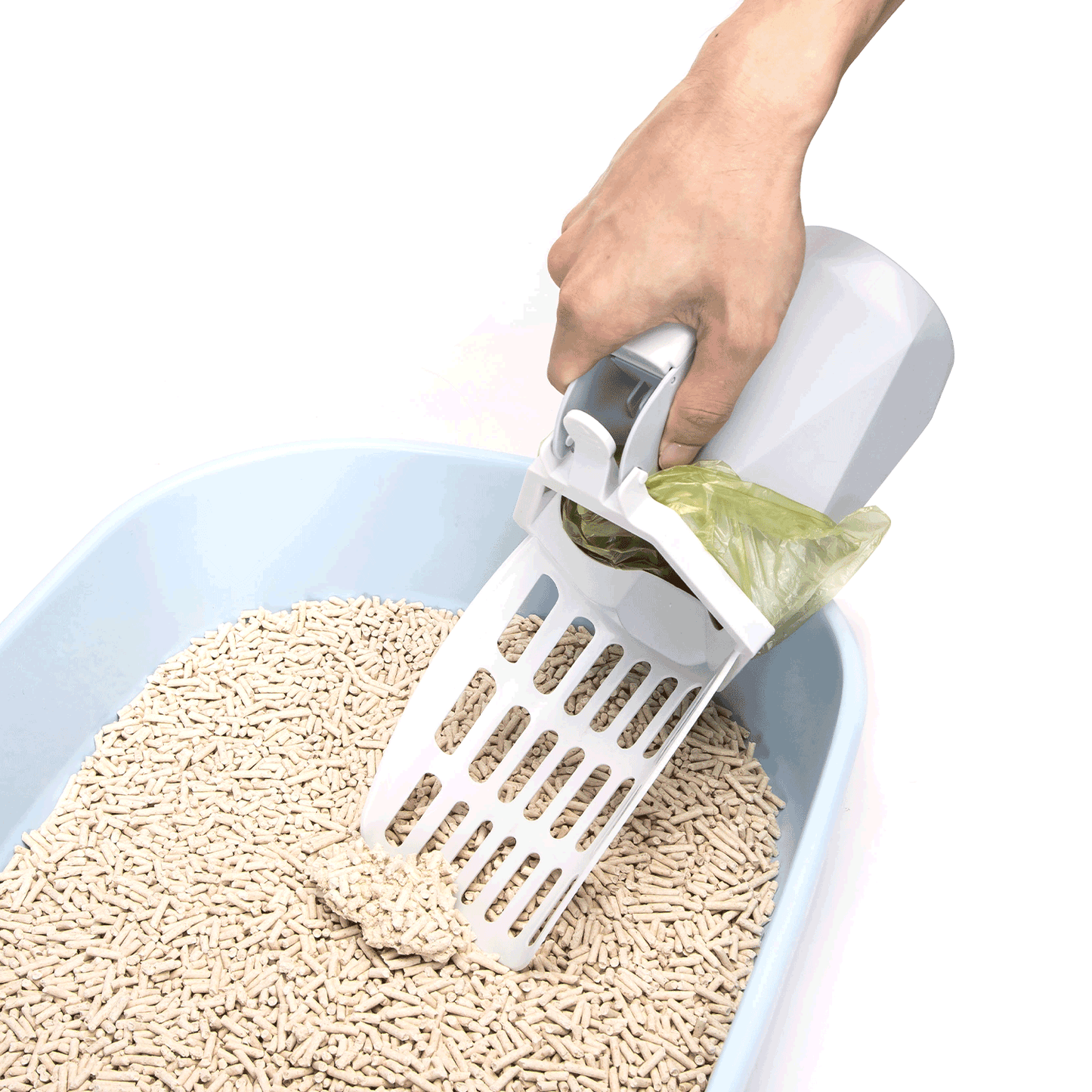 nobleza - 3in1 Streuschaufel für Katzen - Katzentoilettenschaufel