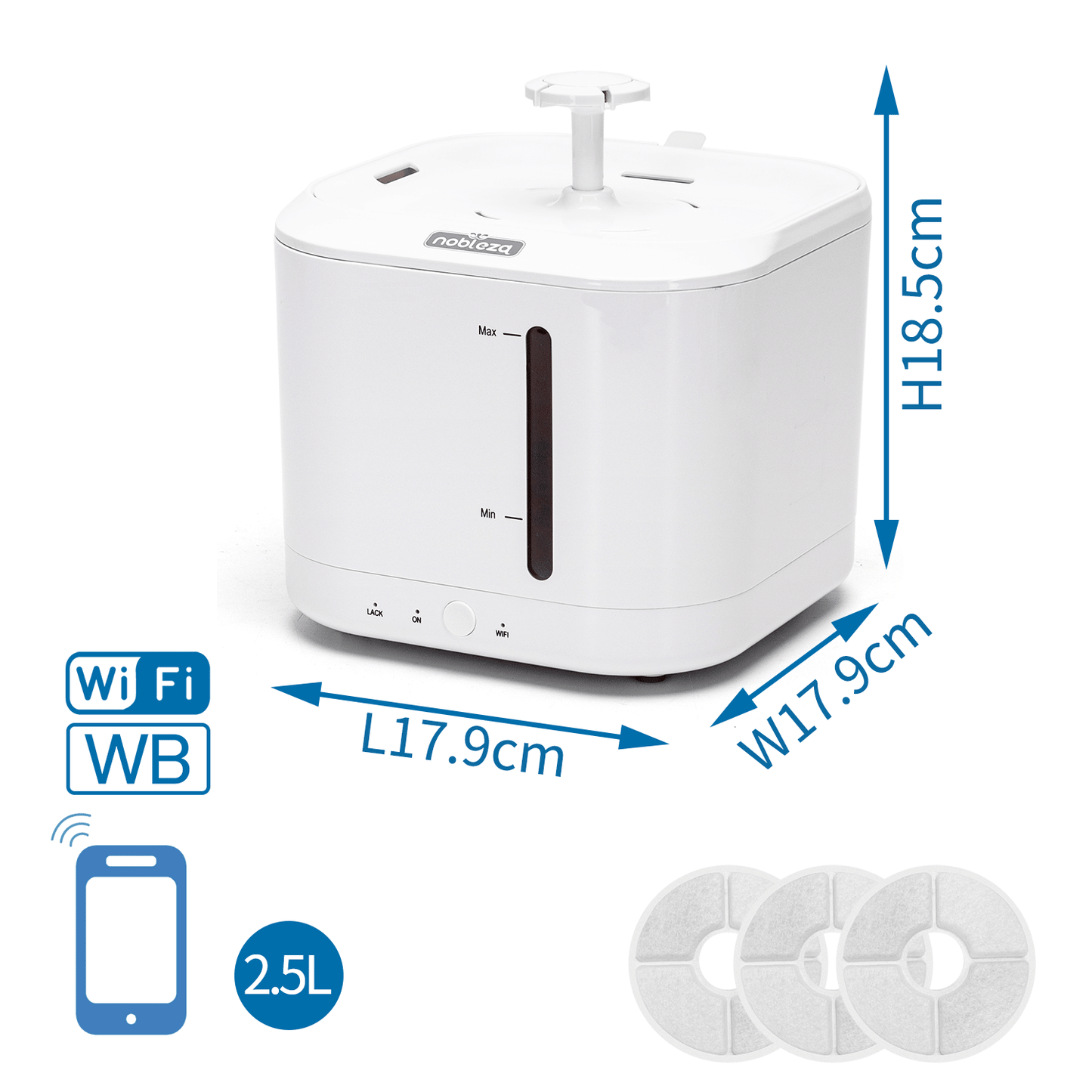 nobleza - Smarter Katzen Trinkbrunnen