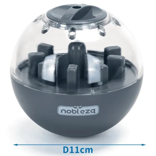 nobleza - Spielzeugball für Hundeleckerlis, 11 cm - Grau