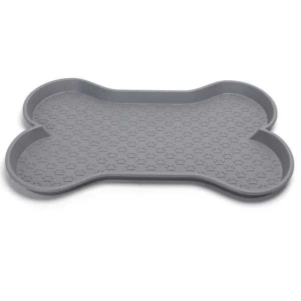 nobleza - Napfunterlage Grau - Knochenform