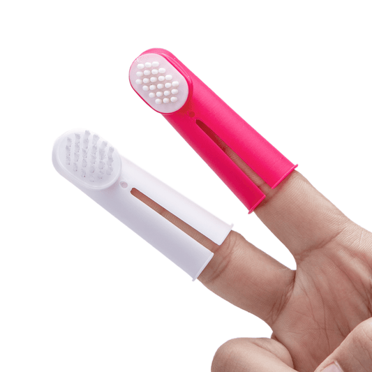 nobleza - Fingerzahnbürsten-Set für Hunde & Katzen - für Haustiere