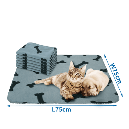 nobleza - Haustierdecke für Hunde und Katzen - Kuscheldecke für Tiere 75x75cm