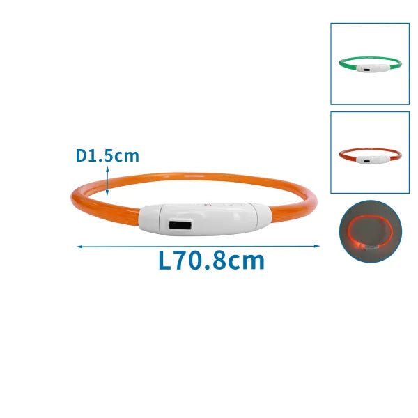 nobleza - Halsband LED Verstellbar