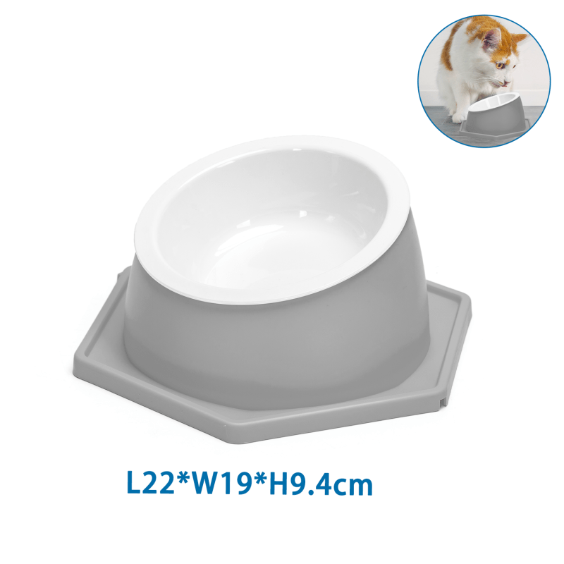 nobleza - Gesundheits-Futternapf für Katzen - Abnehmbar & Waschbar