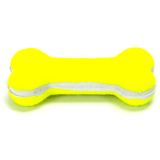 nobleza - Hundespielzeug in Knochenform Gelb