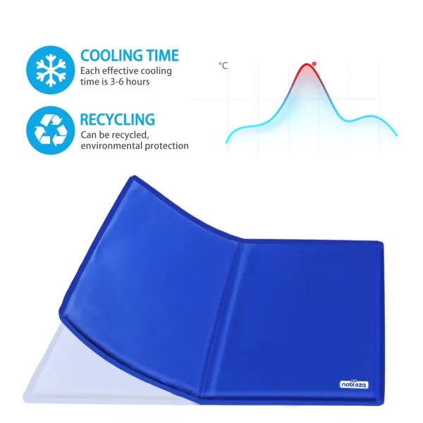 nobleza - Kühlmatte - Blau