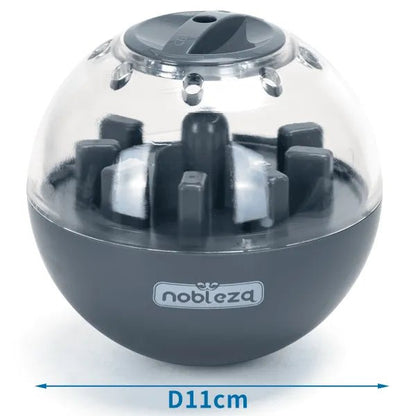 nobleza - Spielzeugball für Hundeleckerlis, 11 cm - Grau