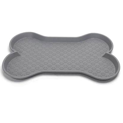 nobleza - Napfunterlage Grau - Knochenform