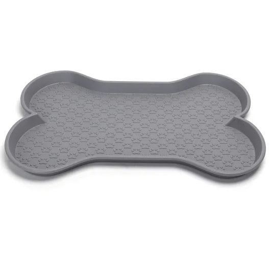 nobleza - Napfunterlage Grau - Knochenform